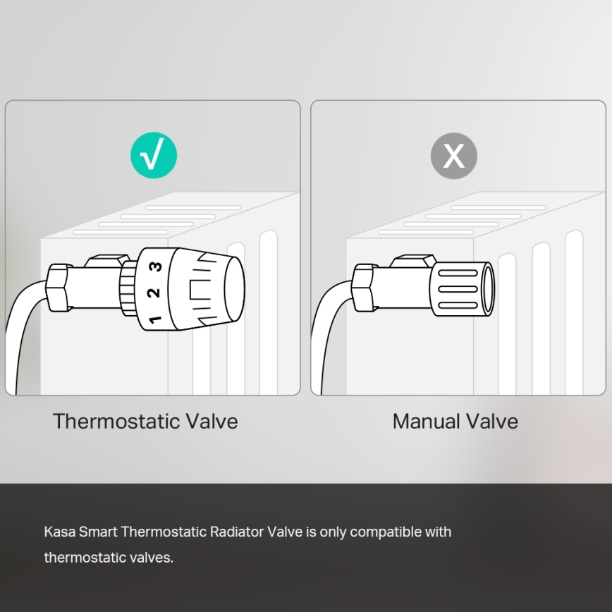 TP-Link - Pametna termostatska glavica sa LCD ekranom 2xAA Tuya