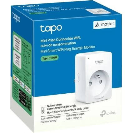 TP-Link - Pametna utičnica E MATTER 3680W Wi-Fi