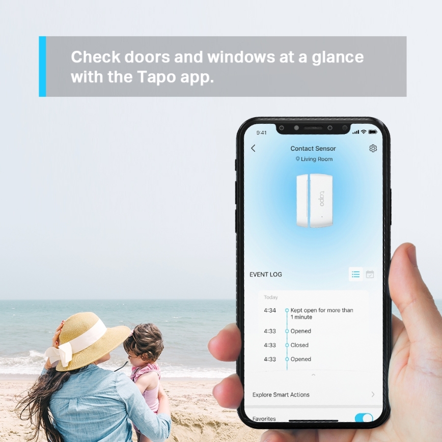 TP-Link - Pametni kontaktni senzor 1xCR2032