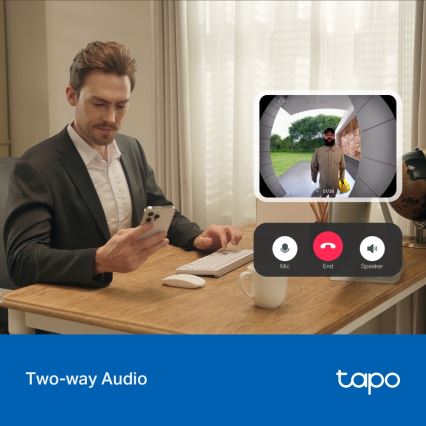 TP-Link - Pametni mini video zvono Wi-Fi