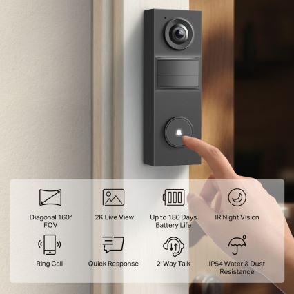 TP-Link - Pametno mini video zvono