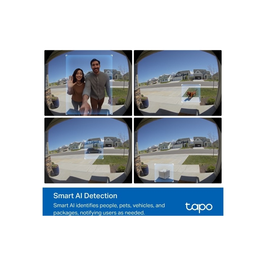 TP-Link - Pametno video zvono 2K 10000 mAh IP66 Wi-Fi Tuya