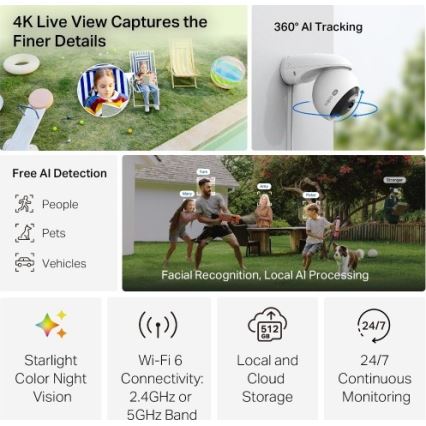 TP-Link - Spoljna kamera sa senzorom IP66 Wi-Fi