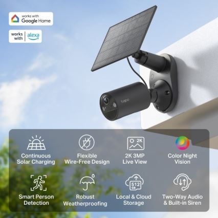 TP-Link - Spoljašnja solarna kamera IP65 Wi-Fi