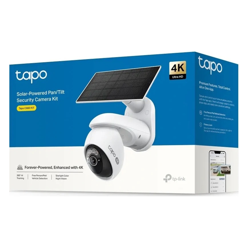 TP-Link - Spoljna solarna kamera sa senzorom IP65 Wi-Fi