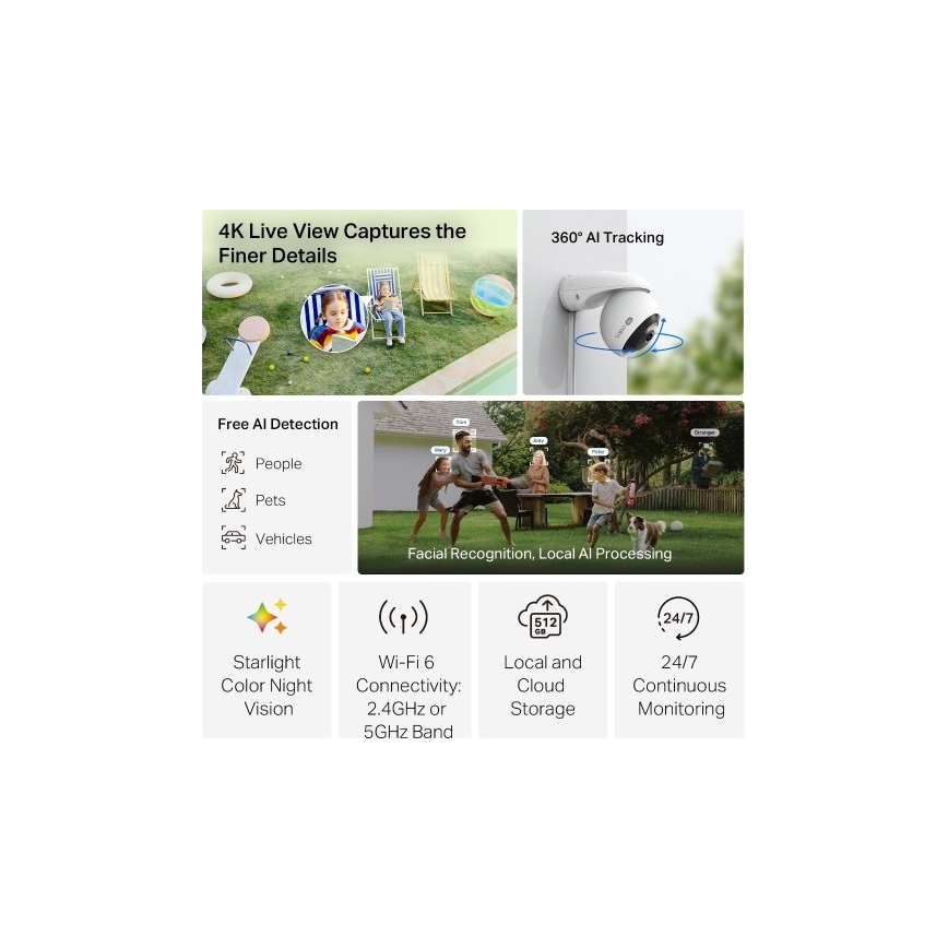 TP-Link - Spoljna IP kamera IP66 Wi-Fi