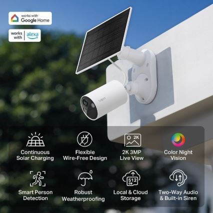 TP-Link - Spoljašnja solarna kamera sa senzorom IP65 Wi-Fi