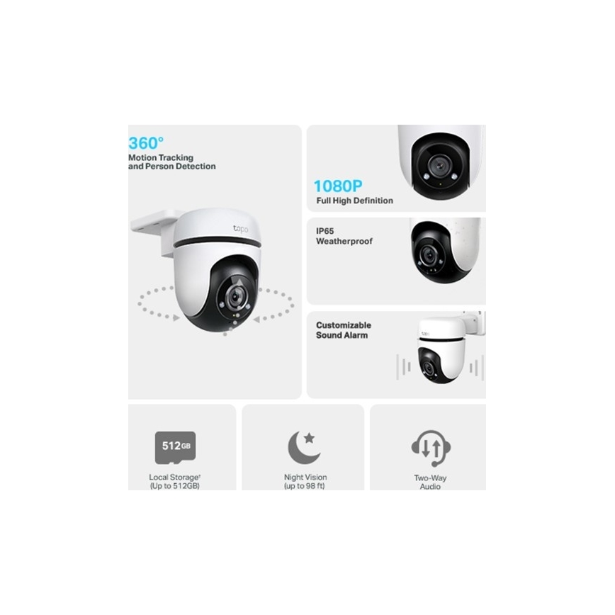TP-Link - Spoljna Wi-Fi kamera IP65