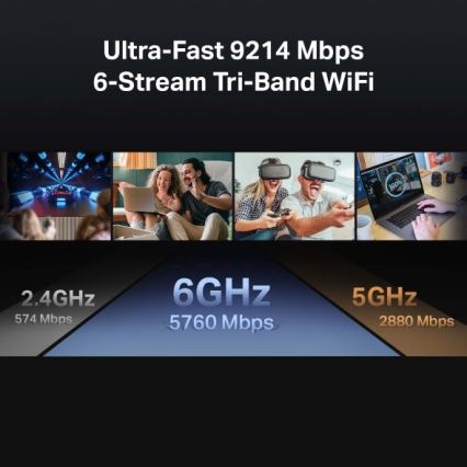 TP-Link - Višepojasni Wi-Fi 7 ruter Archer BE550