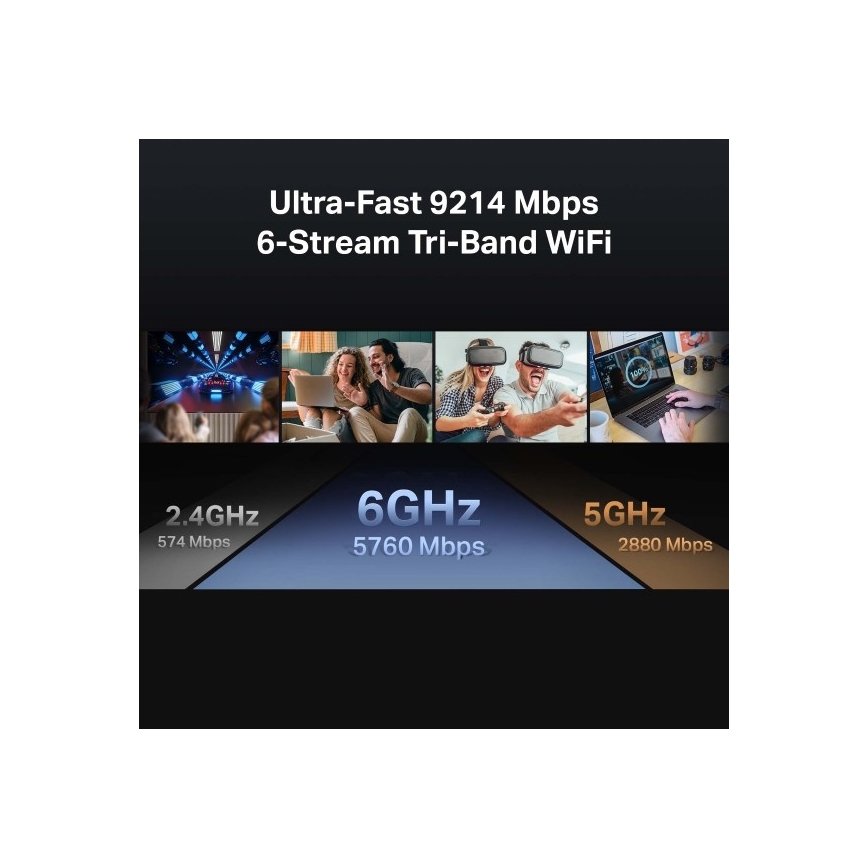 TP-Link - Višepojasni Wi-Fi 7 ruter Archer BE550