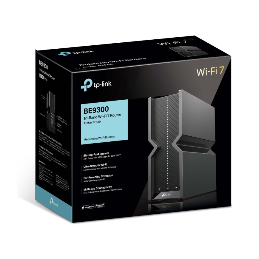 TP-Link - Višepojasni Wi-Fi 7 ruter Archer BE550