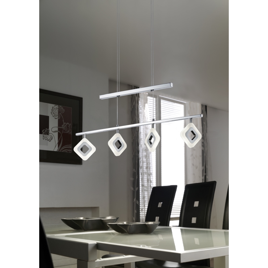 Trio - LED luster na sajli PARADOX 4xLED/4,3W/230V