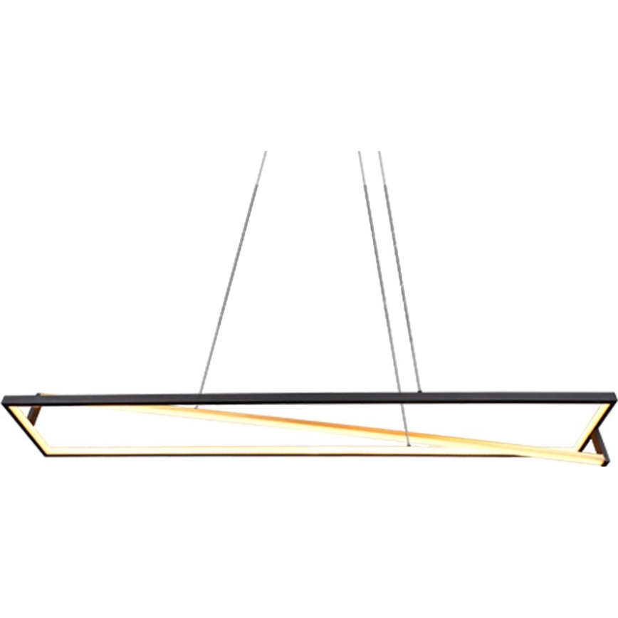 Trio - LED prigušiva luster na sajli EDGE LED/35W/230V 2300/3000/4000K crna/zlatna