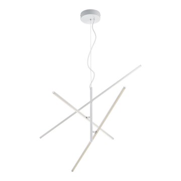 Trio - LED prigušiva luster na sajli TIRIAC 3xLED/8,5W/230V bela