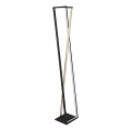 Trio - LED prigušiva podna lampa EDGE LED/26W/230V 2300/3000/4000K crna/zlatna