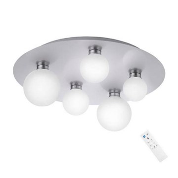 Trio - LED RGB prigušiva plafonska svetiljka DICAPO 5xLED/3W/230V 3000-5000K + daljinski upravljač