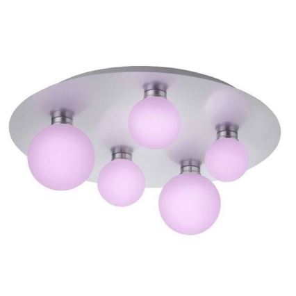 Trio - LED RGB prigušiva plafonska svetiljka DICAPO 5xLED/3W/230V 3000-5000K + daljinski upravljač