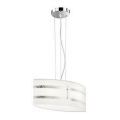 Trio - Luster na sajli NIKOSIA 2xE27/40W/230V srebran