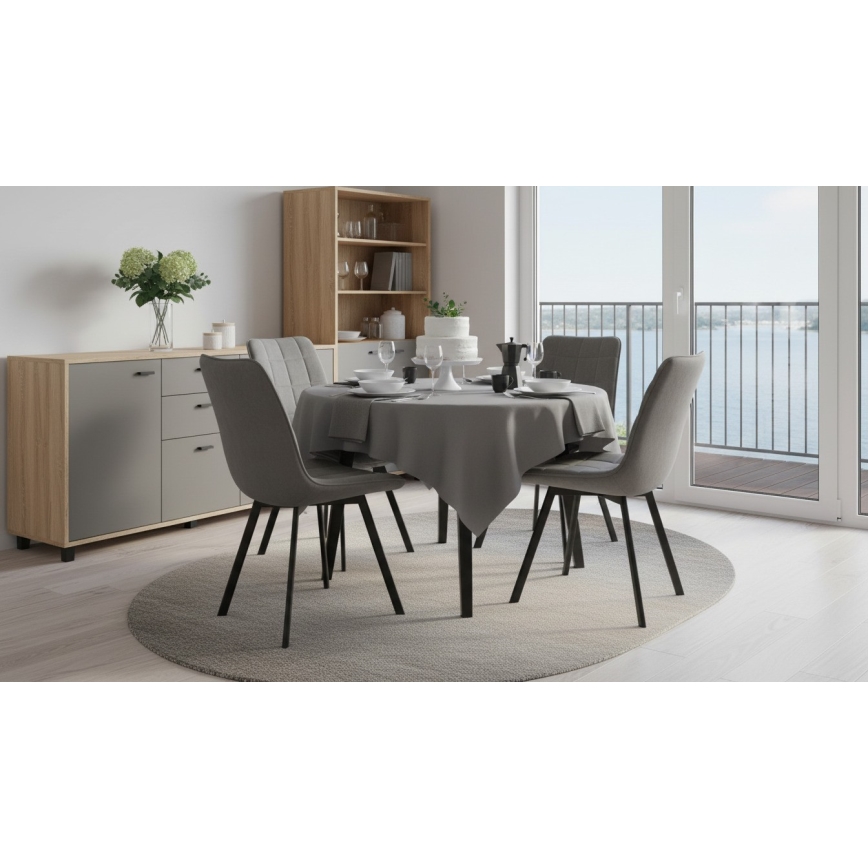 Trpezarijska stolica ADINA, siva