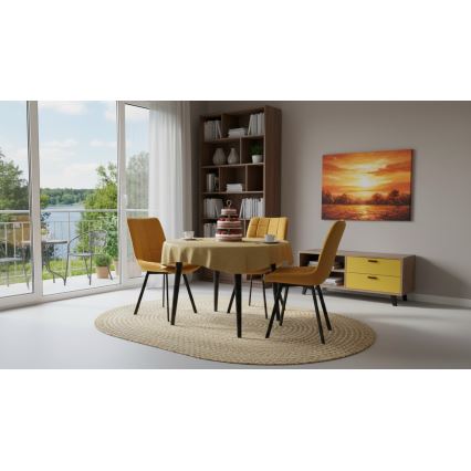 Trpezarijska stolica ADINA žuta