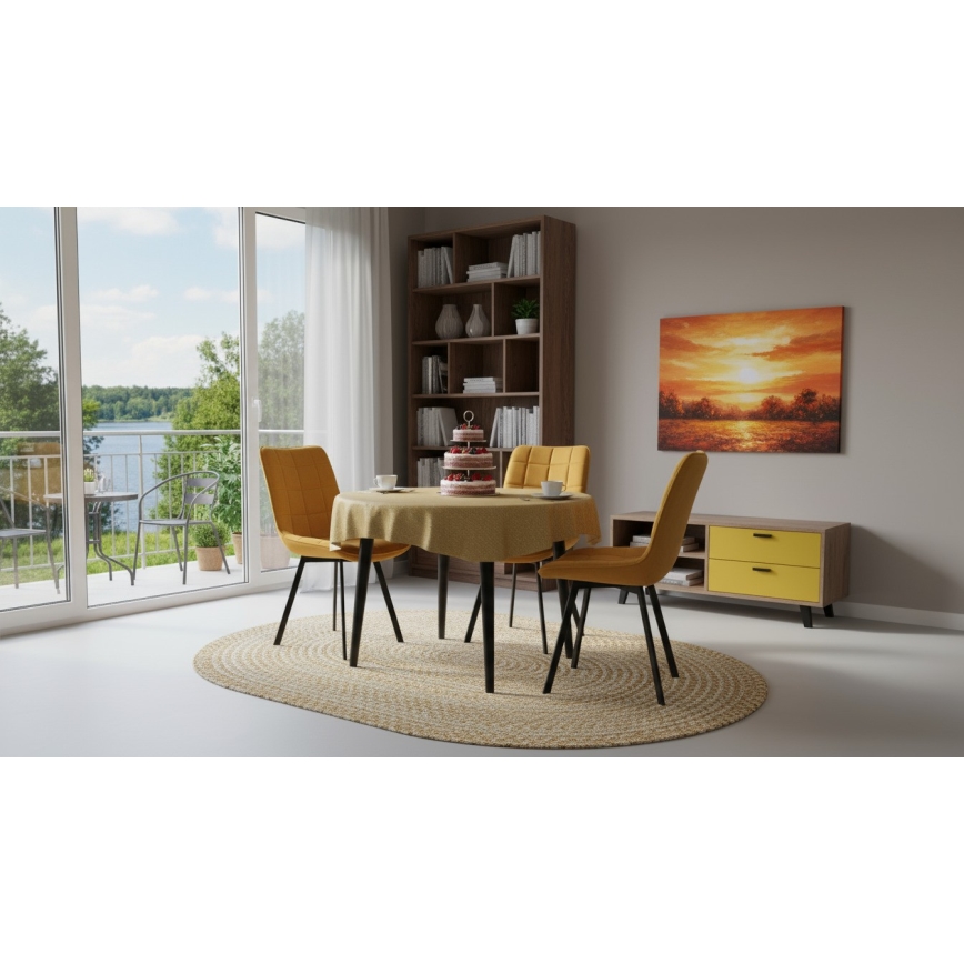 Trpezarijska stolica ADINA žuta