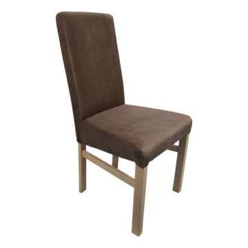 Trpezarijska stolica ALISON braon/buk