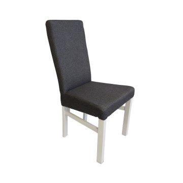 Trpezarijska stolica ALISON siva/bela