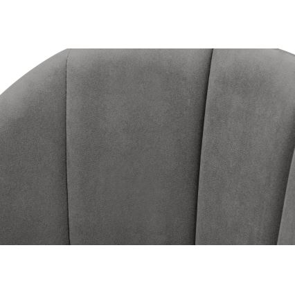 Trpezarijska stolica BOVIO 86x48 cm, siva/bukva