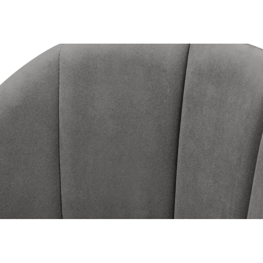 Trpezarijska stolica BOVIO 86x48 cm, siva/bukva