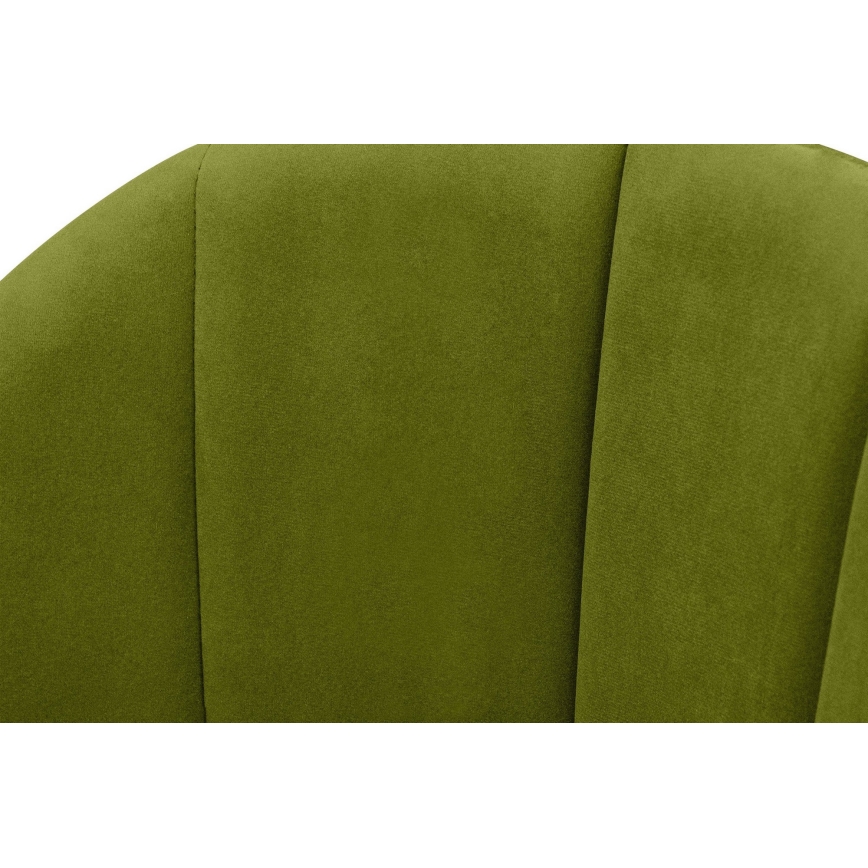 Trpezarijska stolica BOVIO 86x48 cm svetlo zelena/buk