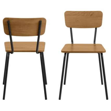 Trpezarijska stolica CARYS 1 kom hrast