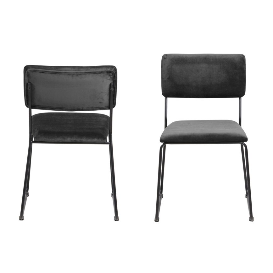 Trpezarijska stolica COLE 1 kom tamno siva