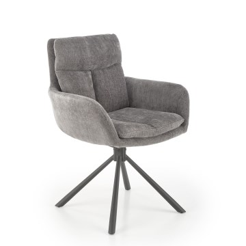 Trpezarijska stolica HALSA 1 kom siva