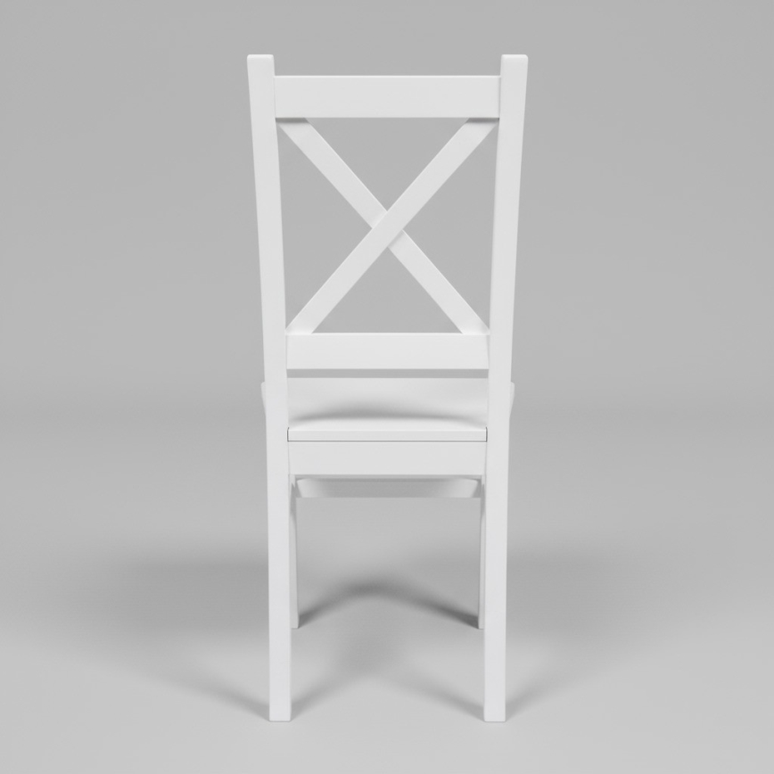 Trpezarijska stolica NATE bela