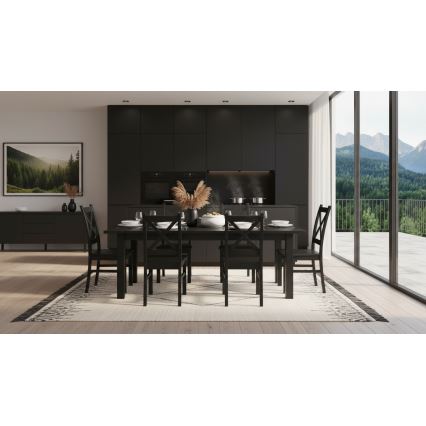 Trpezarijska stolica NATE crna