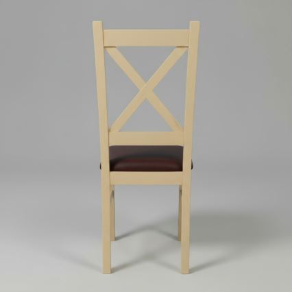 Trpezarijska stolica NATE hrast sonoma/tamno braon