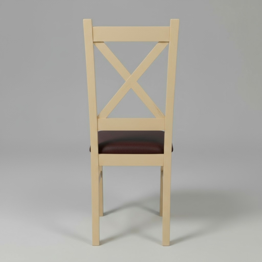 Trpezarijska stolica NATE hrast sonoma/tamno braon