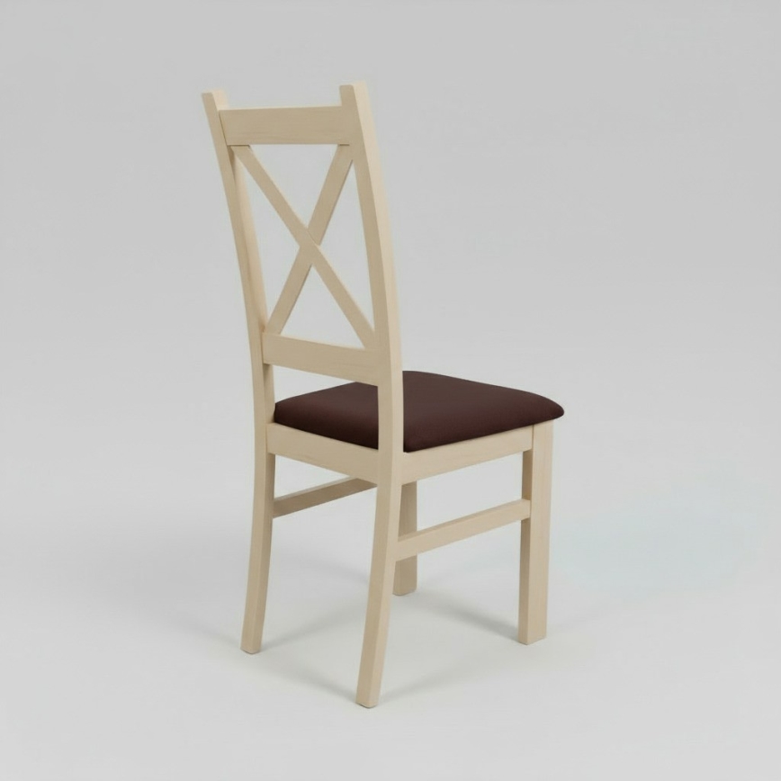 Trpezarijska stolica NATE hrast sonoma/tamno braon