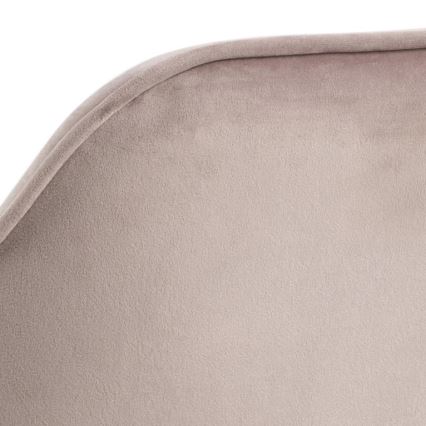 Trpezarijska stolica sa naslonima za ruke AYLIN 1 kom ružičasta