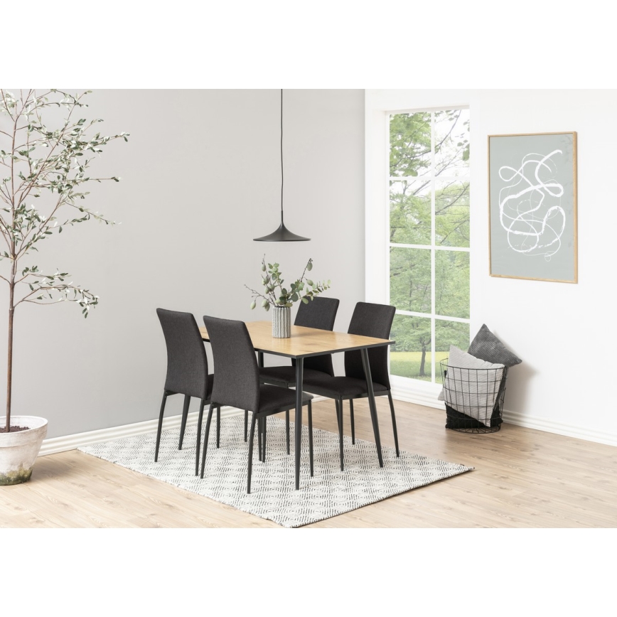 Trpezarijska stolica SORIN, 1 kom, siva