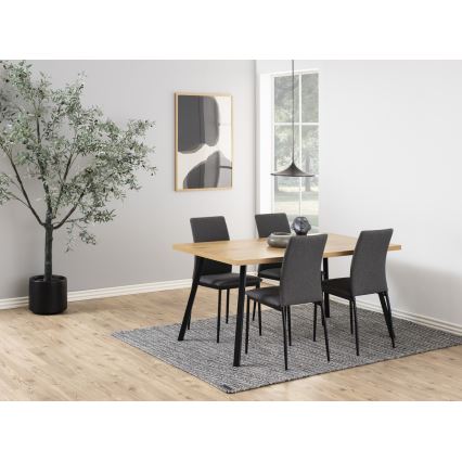 Trpezarijska stolica SORIN, 1 kom, siva