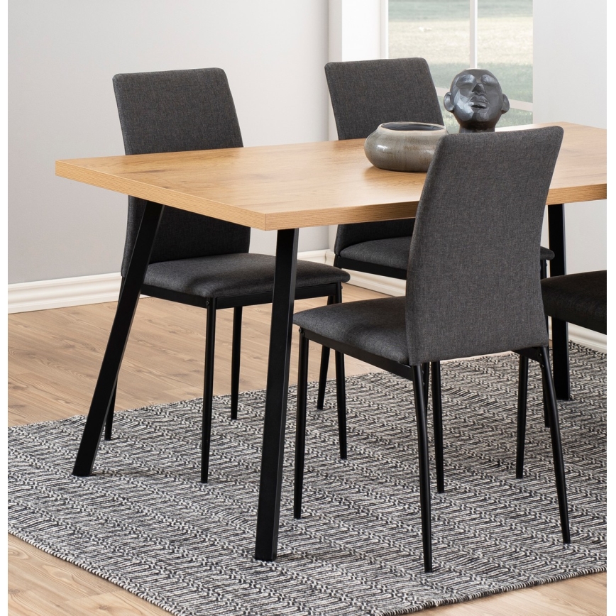 Trpezarijska stolica SORIN, 1 kom, siva