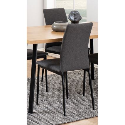 Trpezarijska stolica SORIN, 1 kom, siva