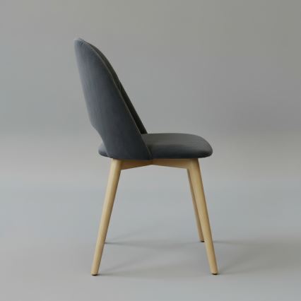 Trpezarijska stolica THEO tamno siva