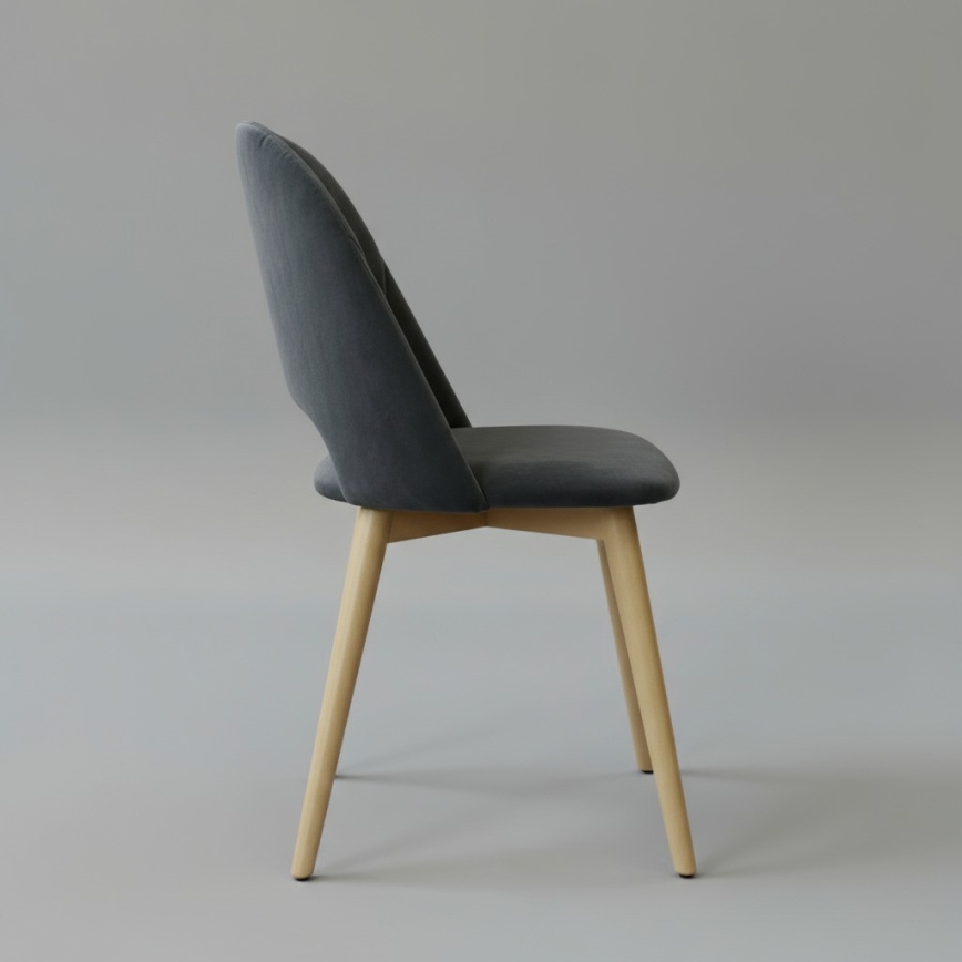 Trpezarijska stolica THEO tamno siva