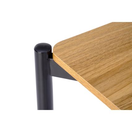 Trpezarijski set NANDO 84x54 cm siva/smeđa/crna