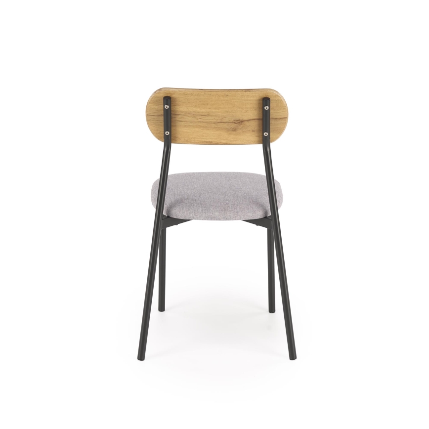 Trpezarijski set NANDO 84x54 cm siva/smeđa/crna