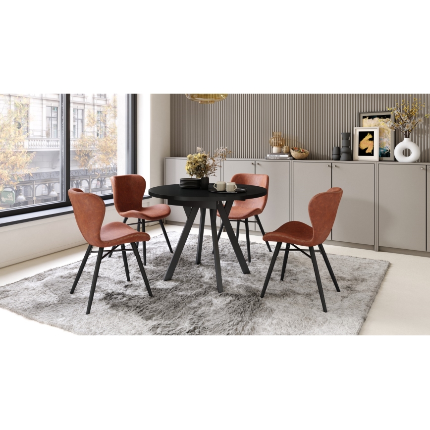 Trpezarijski sto ARTUR, crni