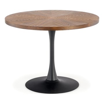 Trpezarijski sto CARMELO 75x100 cm crna/braon