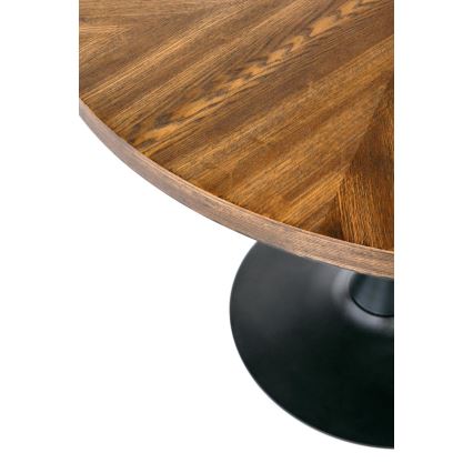 Trpezarijski sto CARMELO 75x100 cm crna/braon